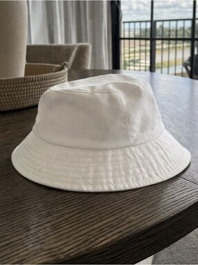 Classic White Bucket Hat